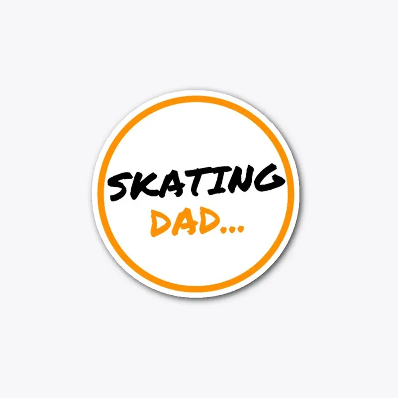 Skating Dad Sticker